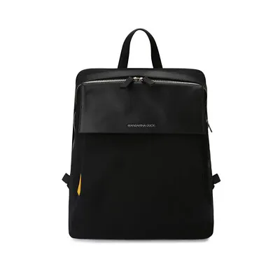 MANDARINA DUCK Ladies Backpack Semi-Casual Daily Bag PLEATS P7T11651 15  Black • $509.89