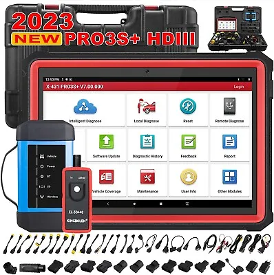 Launch X431 PRO3S+ HDIII HD3 Heavy Duty Truck Car Diagnostic Scanner Tool PRO5 • $1450