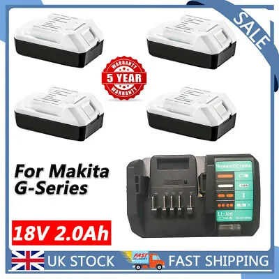18V 2.0Ah Battery For Makita BL1820G BL1815G BL1813G G-Set Li-Ion DF457D DC18WA • £24.90