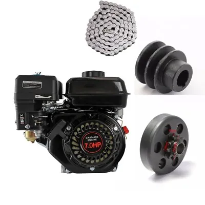 7HP 210cc Engine Motor Pull Start #420 Clutch Chain For 168F GX160 Trike Go Kart • $358.99