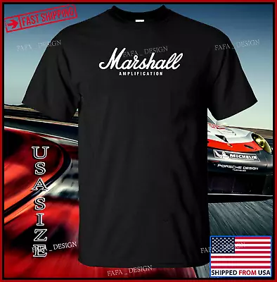 Marshall Amplification Amplifier Logo Unisex T Shirt Usa Size S-5XL • $19.99