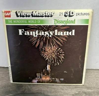 Disneyland Fantasyland View-Master 3 Reel Packet With Booklet K5 Peter Pan Ride • $29.95