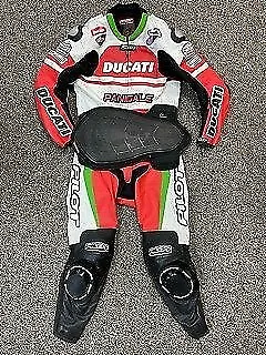 Ducati Pilot Motorcycle Racing Suit Leather Size C **updated Sizing Info Added** • $400