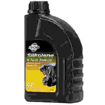 Silkolene V-TWIN 20W-50 Mineral Based Motorcycle 20W50 4T Engine Oil 1 LITRE 1L • £13.09