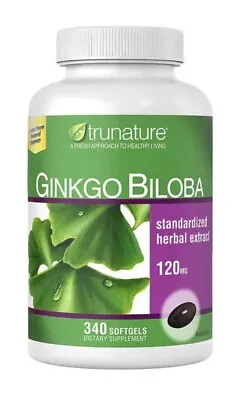 Trunature Ginkgo Biloba 340 Softgels • $24.99