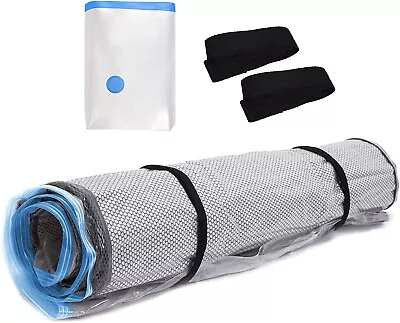 $23.58 • Buy Twin/Twin-XL Foam Mattress Vacuum Bag With Blue Zipper, Vacuum Seal Mattress Bag