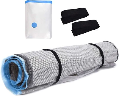 $23.58 • Buy Twin/Twin-XL Foam Mattress Vacuum Bag With Blue Zipper, Vacuum Seal Mattress Bag