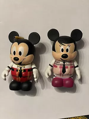 Set Of 2 Disney Vinylmations Theme Park Favorites MICKEY & MINNIE NERDS • $9.99