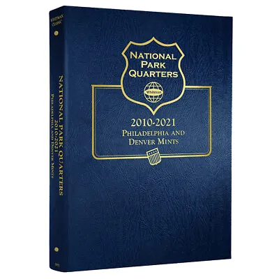 National Parks Quarters P&D 2010-2021 Whitman Coin Album 3057 Free US Shipping  • $43.70