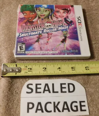 Monster High: Skultimate Roller Maze Nintendo 3DS GAME NEW SEALED DS • $41.82