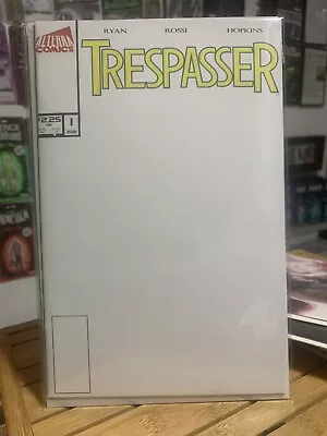 $29.95 • Buy Trespasser #1 Blank Sketch Variant (2017, Alterna) NM+ Or Better