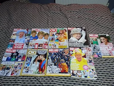 OK!  Hello. Celebrity Magazines Bundle 10x Issues Joblot Bulk Used • £10