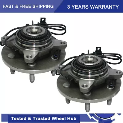 Pair 4WD Front Wheel Bearing Hub Assembly For 2009 2010 Ford F-150 F150 515119 • $136.78