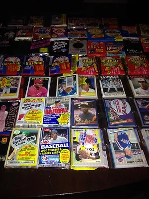 Awesome Lot 750 Unopened Old Vintage Multi Sport Cards In Wax Cello Rack Packs • $59.95