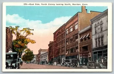 Meriden  Connecticut  North Colony Street  Postcard • $7