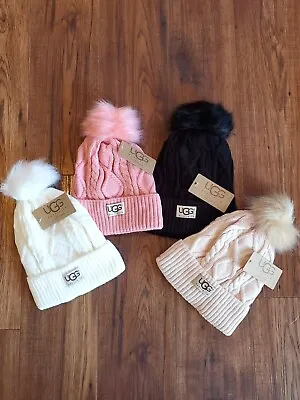 UGG *FLEECE LINED* Winter Beanie Hat NWT *4 Colors Buyer's Choice* • $25.50