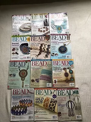 12 Bead & Buttons Magazines 2012-2013 Jewelry Craft Books • $34.99