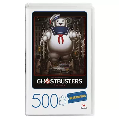 GHOSTBUSTERS Blockbuster Video 500 Piece Movie Poster Puzzle Cardinal 2020 • $15.99