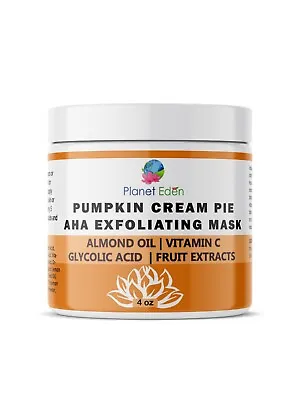 Pumpkin Cream Pie Skin Mask 4 Oz Glycolic Acid AHA Mask EXFOLIATING HYDRATING • $18