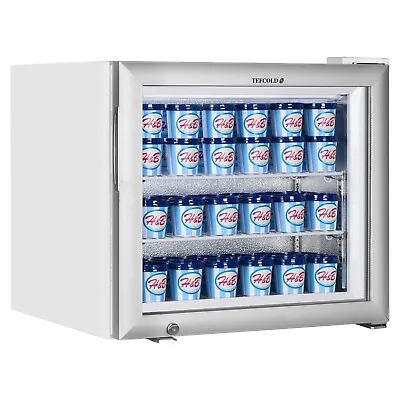 Brand New Uf50g Glass Door Counter Top Display Ice Cream Freezer Canopy Option • £749