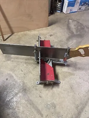 Millers Falls Miter Box 74C With Saw And Manual Made In USA  25 Inch Blade • $175