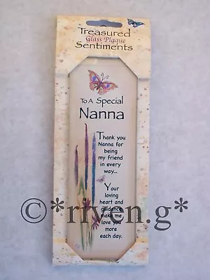 Special Nanna Plaque@treasured Sentimental Keepsake Birthday Gran Gift@nan Set  • £5.99