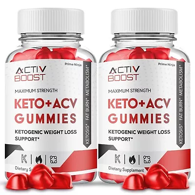 Activ Boost ACV Keto Gummies Activ Boost Gummies Maximum Strength (2 Pack) • $23.50