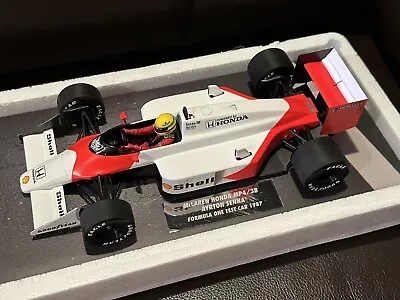 Ayrton Senna 1:18 McLaren Honda F1 MP4-3B 1987 Test Car 547871899 • $746.73