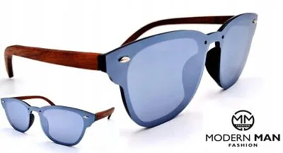 Sunglasses Polarized Men's Wood UV400 Aviator Sunglasses Unisex • $29.37