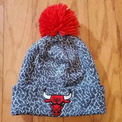 Mitchell & Ness NBA Cuffed Knit Pom Beanie Winter Hat NBA Skully Cap Crackle • $16.22