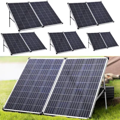 £38.95 • Buy Folding 30W 50W 100W 120W 160W 200W Mono Solar Panel Kit 12V Off Grid Power RV