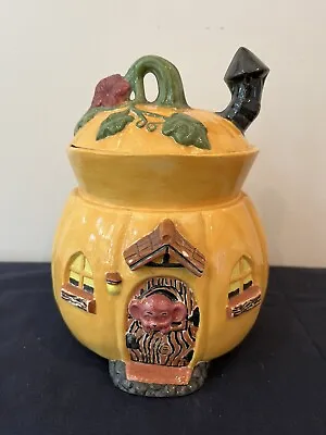 Halloween Mouse House Pumpkin Jar • $8.99