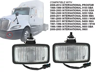 For Fog Lamp With Bulb 08-14 ProStar 93-11 9100 9200 9800 Pair Passenger Driver • $59.99