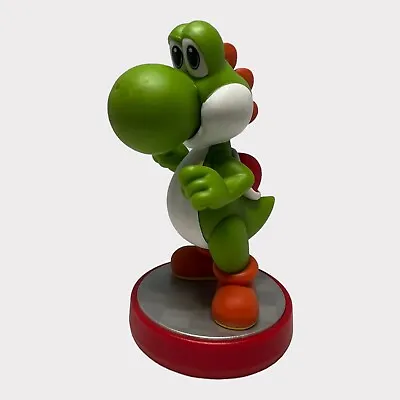 Genuine Nintendo Yoshi (Super Mario) Super Mario Amiibo Loose Figure • $24.99