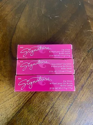 3 New Mary Kay Signature Lip Gloss Lot ❤️Beach Bronze ❤️ # 009409 + 714500 • $34.99