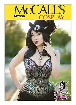 McCalls Cosplay SEWING PATTERN M7339 Costume Corsets 6-14 Or 14-22 • £14.99