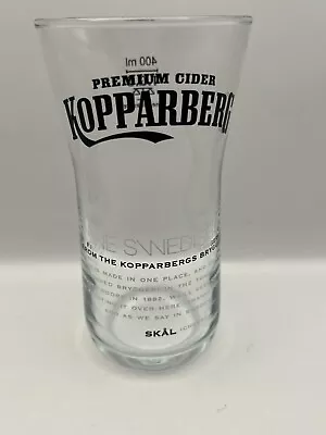 KOPPARBERG  Swedish Cider Glass Large 500ml 16cm Barware Mancave • $14