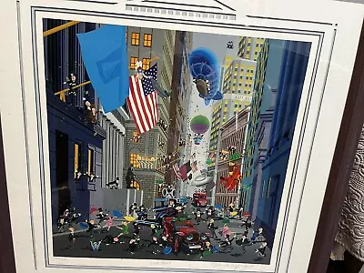 Melanie Taylor Kent - “Wall Street” - Serigraph Signed • $360