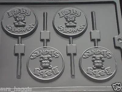 Baby Shower Chocolate Lollipop Lolly Mould 4 On 1 Chocolate Or Soap • £6.99