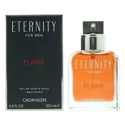 Calvin Klein Eternity Flame For Men EDT Spray 100ml Men Fragrance • £24.99