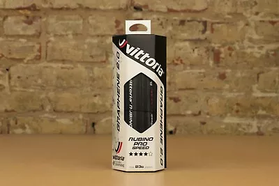 Vittoria Rubino Pro Speed G2.0 700x2325 All Black Folding Road Racing Bike Tire • $64.99