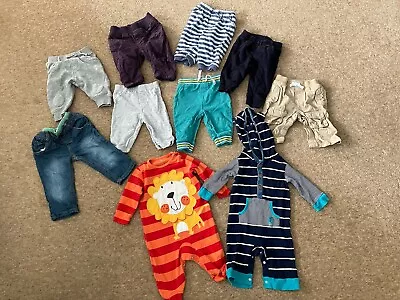 10 X Baby Boys Clothes. 3-6 Months. Next M&Co. Trousers And Rompers • £4.90