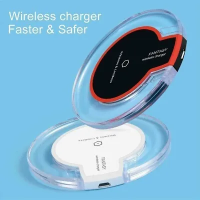 Wireless Charger Fast Charging For IPhone 1514131211& Samsung/Android Phone • £4.79