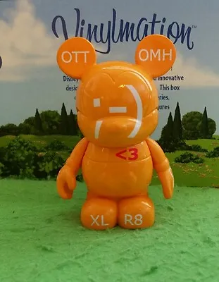 DISNEY Vinylmation 3  Park Set 6 Urban Orange Text Non Variant  • $3.49