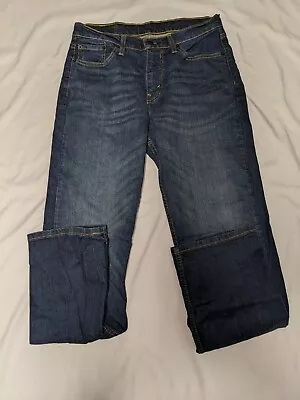 Men's Levis 514 Slim Fit Straight Leg Stretch Jeans TgSz 30x32 Meas 32.5x31.5 • $31.99