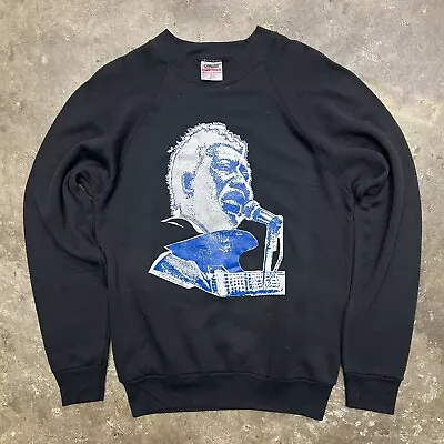 Vintage 90s MUDDY WATERS Jazz Art Sweatshirt Sz XL Eric Clapton • $160