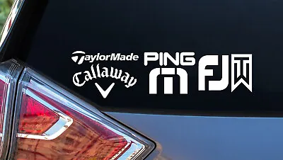 TaylorMade Callaway Ping Travis Mathew FootJoy Tiger Woods Golf Sticker Decals • $5.99