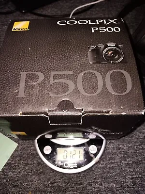 Original Nikon COOLPIX P500 Box Only BATTERY & PAP 12.1MP Digital Camera - Black • $50