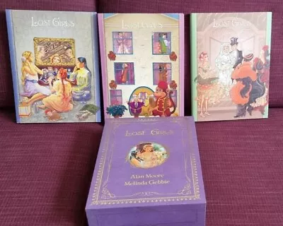 £24.50 • Buy Lost Girls By Alan Moore & Melinda Gebbie - 3-Volume Hardcover Set In Slipcase