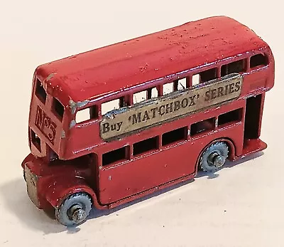 5-B1 VGC READ!! GMW London Bus Buy Matchbox Lesney Matchbox Circa '57 • $8.97